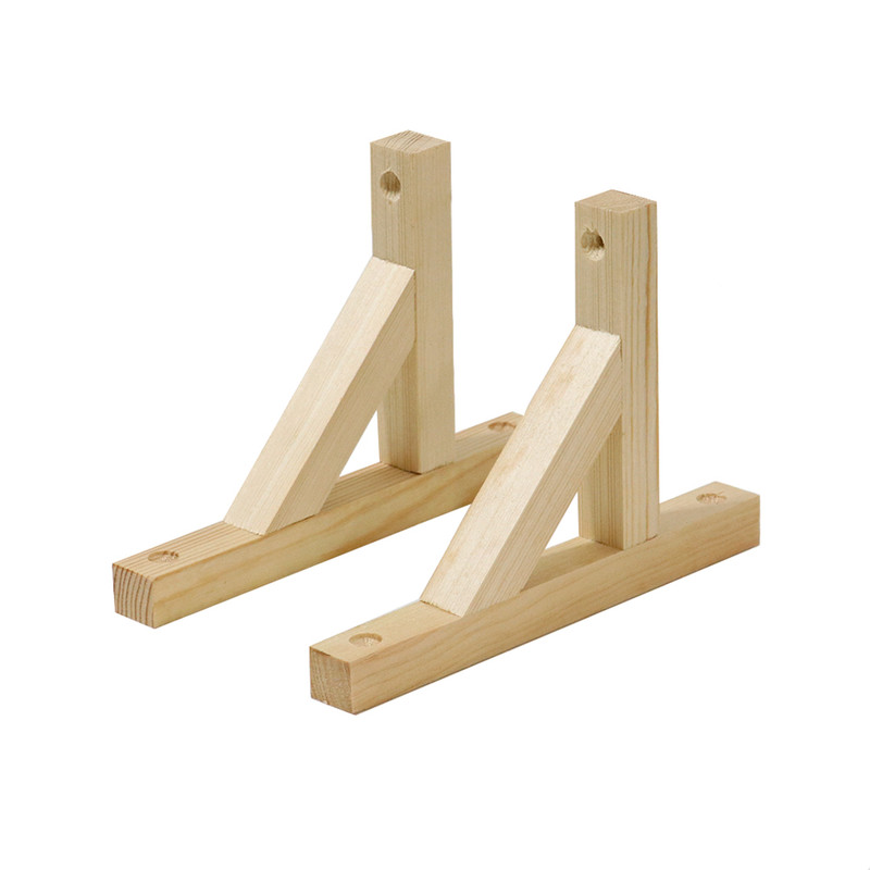 پایه نگهدارنده طبقه دیواری مدل L بسته 2 عددی مبلمونسرا مدل 209089