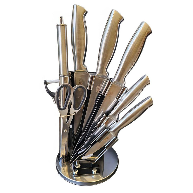 چاقو آشپزخانه  9 پارچه مدل E02 مبلمونسرا مدل 205224