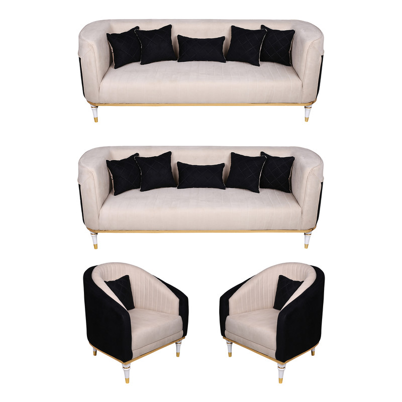 مبل راحتی هشت نفره  مدل کویین مبلمونسرا مدل 200291