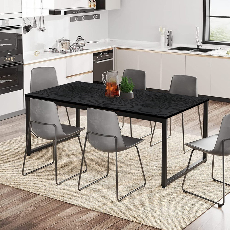 میز ناهارخوری شش نفره دیزم مدل LNC_1700_150_B مبلمونسرا مدل 207326