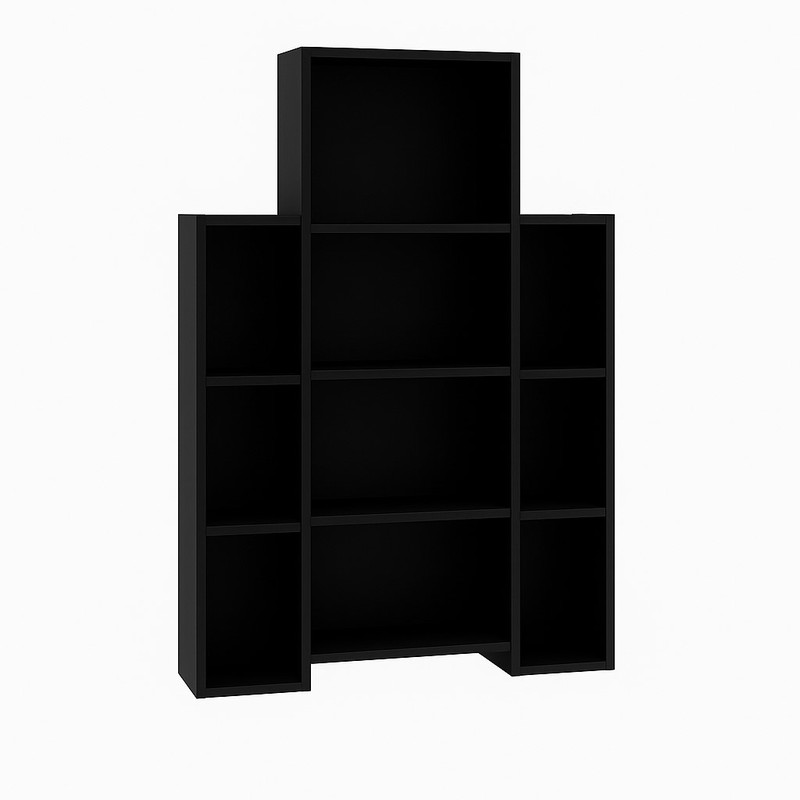 کتابخانه چهار طبقه مدل 10 خانه کد H10 مبلمونسرا مدل 203272