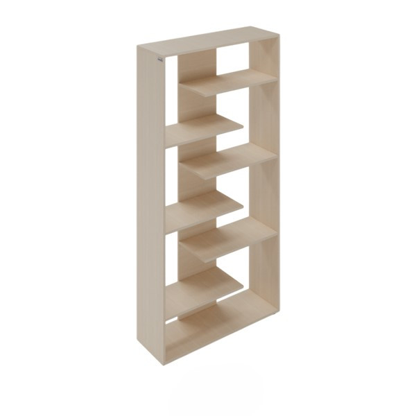 کتابخانه شش طبقه مدل L43 مبلمونسرا مدل 203351