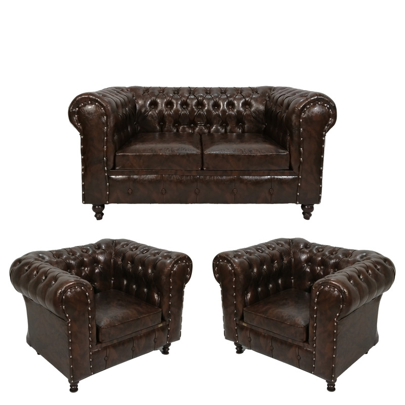 مبل انتظار چهارنفره مدل چستر فیلد مبلمونسرا مدل 202769