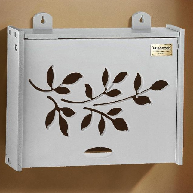 شلف دیواری  مدل پوشاننده جعبه فیوز طرح گل مبلمونسرا مدل 209219