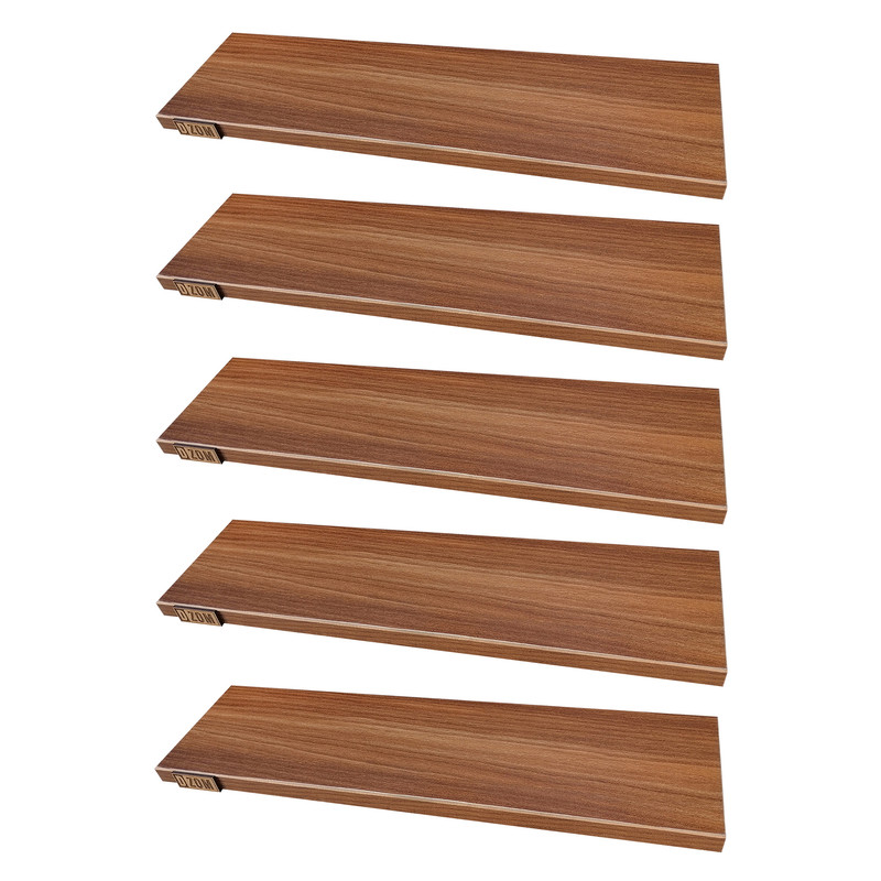 شلف دیواری دیزم مدل SLF_76O54_40BRN بسته 5 عددی مبلمونسرا مدل 209262