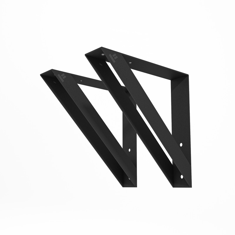 پایه نگهدارنده طبقه دیواری   مدل دوبل مثلثی بسته 2 عددی مبلمونسرا مدل 209016