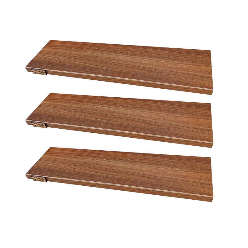 شلف دیواری دیزم مدل SLF_76O54_40BRN بسته 3 عددی مبلمونسرا مدل 209261