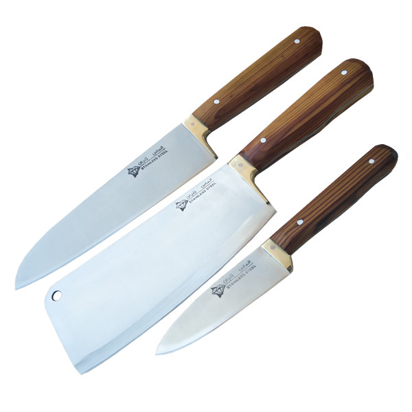 ست چاقو آشپزخانه 3 پارچه   کد 3 مبلمونسرا مدل 206085