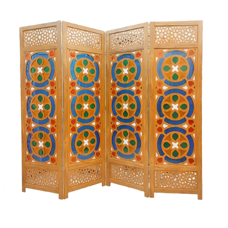 پارتیشن گره چینی مدل  طلق رنگی کد stg5c مجموعه 4 عددی مبلمونسرا مدل 209005