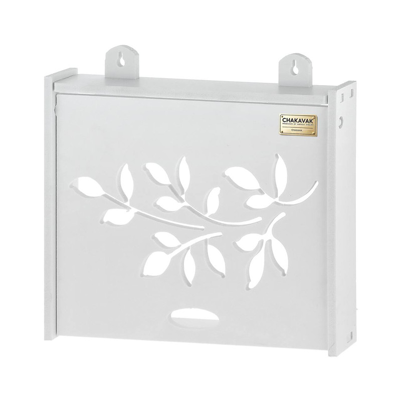 شلف دیواری  مدل پوشاننده جعبه فیوز طرح برگ مبلمونسرا مدل 209218