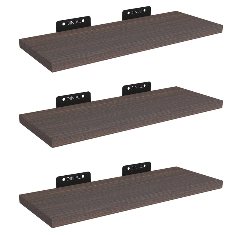 شلف دیواری دینیال مدل هرمی کد DN4015 مجموعه سه عددی مبلمونسرا مدل 209345