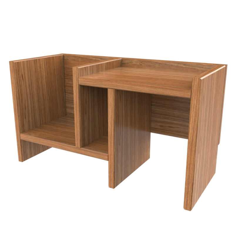 کتابخانه تکنودکور مدل L452025J مبلمونسرا مدل 203256