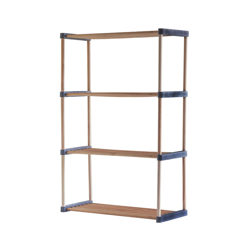شلف ایستاده مدل چوبی چهار طبقه 6504 مبلمونسرا مدل 209176