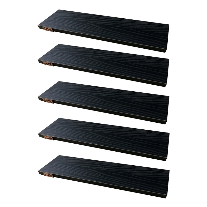 شلف دیواری دیزم مدل SLF_76O54_40B بسته 5 عددی مبلمونسرا مدل 209259