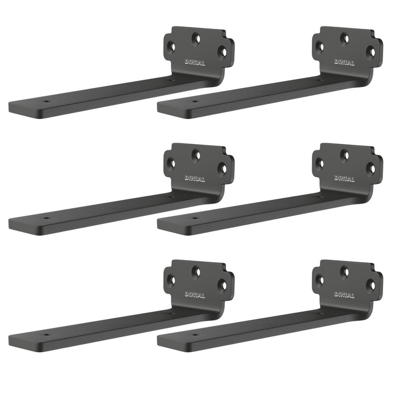 پایه نگهدارنده شلف دیواری دینیال مدل DN20 مجموعه شش عددی مبلمونسرا مدل 209012