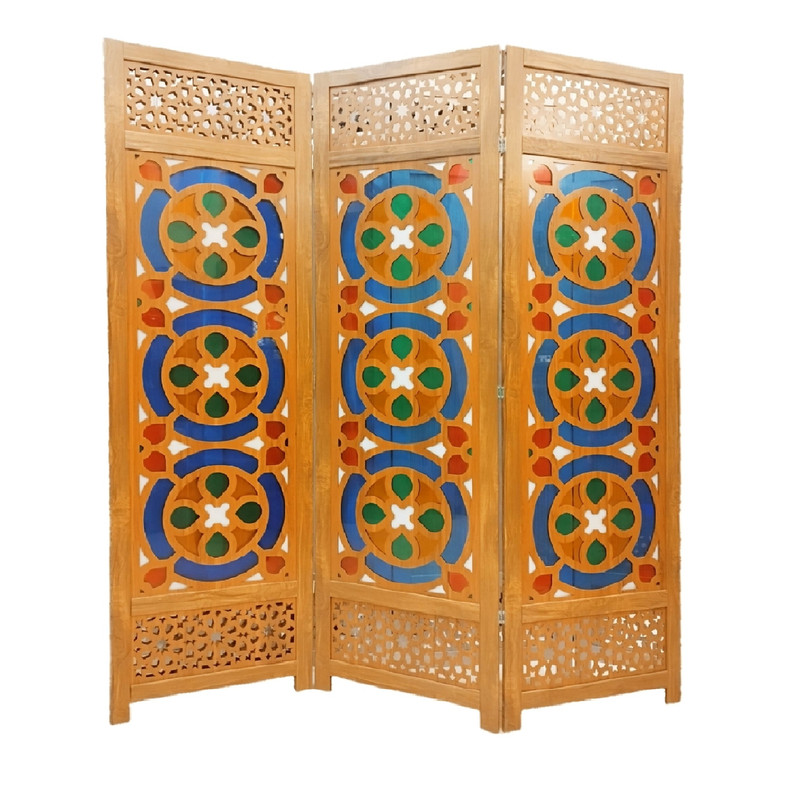 پارتیشن گره چینی مدل  طلق رنگی کد stg5c مجموعه 3 عددی مبلمونسرا مدل 209004