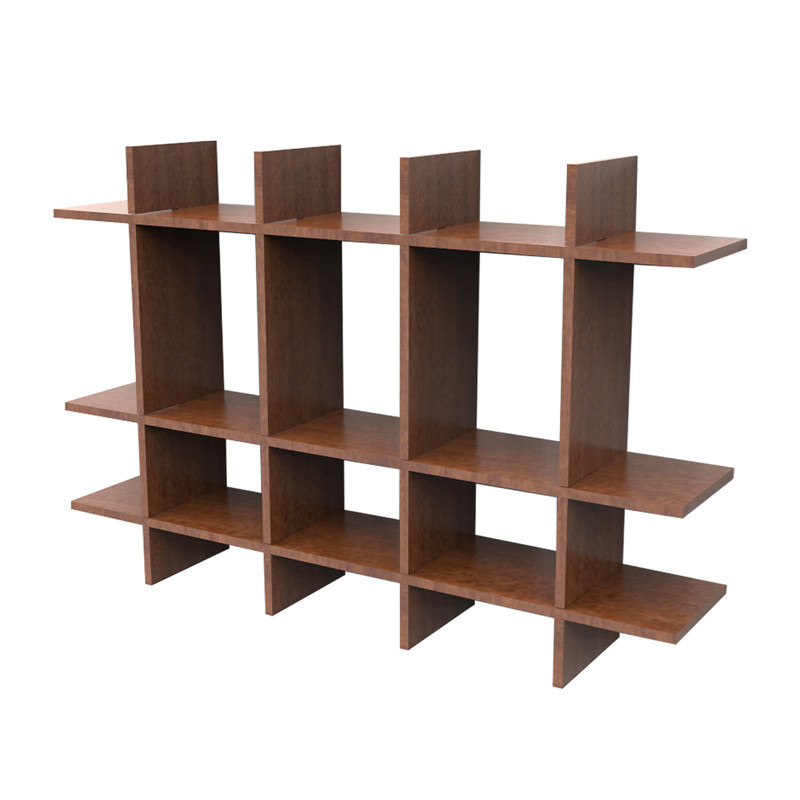 کتابخانه سه طبقه مدل 1209023-B مبلمونسرا مدل 203341