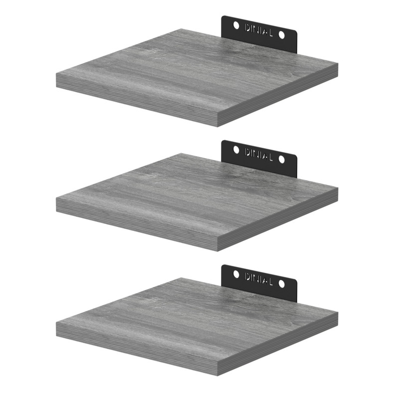 شلف دیواری دینیال مدل هرمی DN1515 مجموعه سه عددی مبلمونسرا مدل 209343