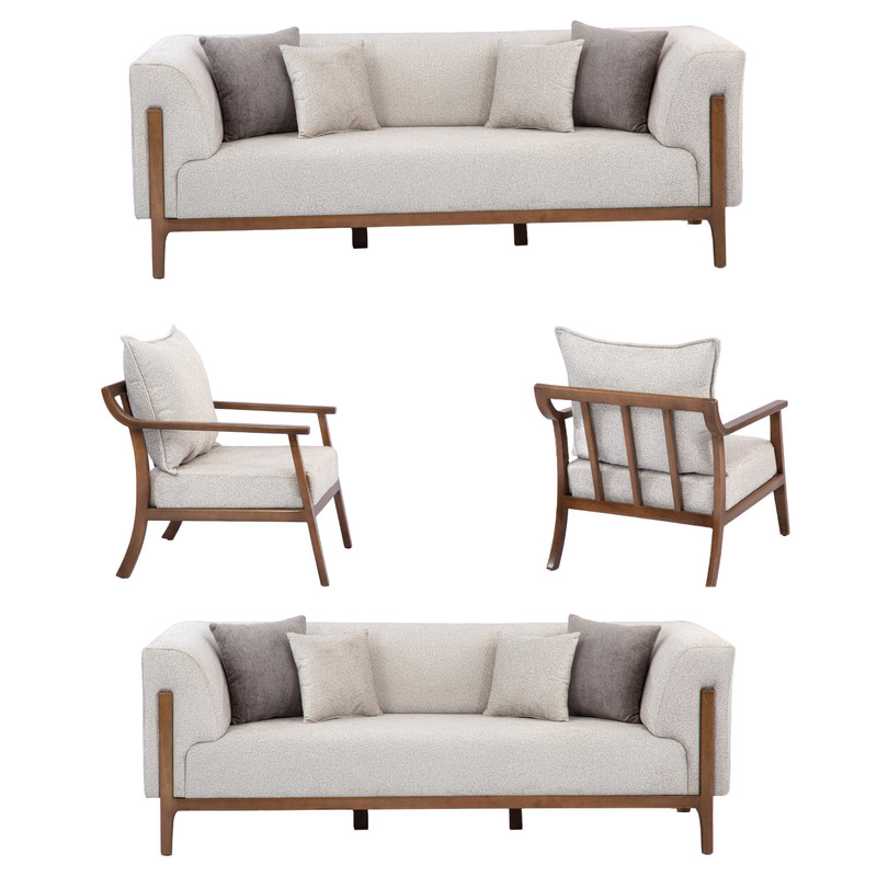 مبل راحتی هشت نفره لوکا مبل مدل  مبلمونسرا مدل 200297