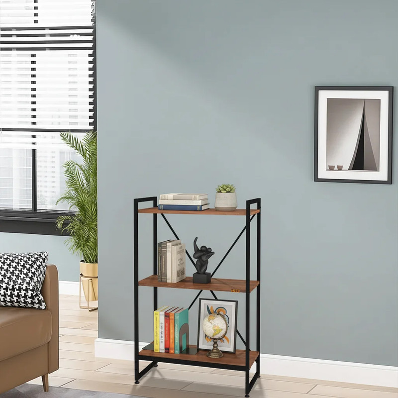 شلف ایستاده دیزم مدل مونتاژی SLF_60×100_BRN مبلمونسرا مدل 209153