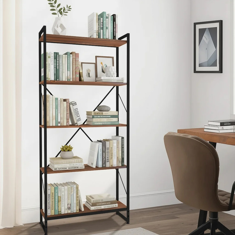 شلف ایستاده دیزم مدل مونتاژی SLF_80×180_BRN مبلمونسرا مدل 209159