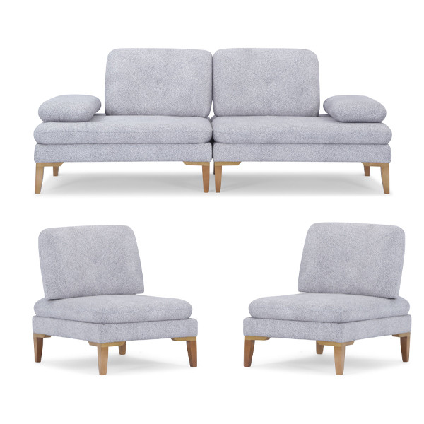 مبل راحتی تخت خوابشو پنج نفره  مدل پازلی مبلمونسرا مدل 200220