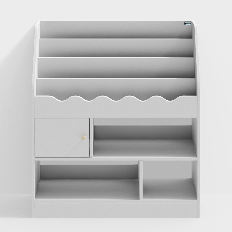 کتابخانه اسمردیس مدل K106 - MDF+ مبلمونسرا مدل 203008